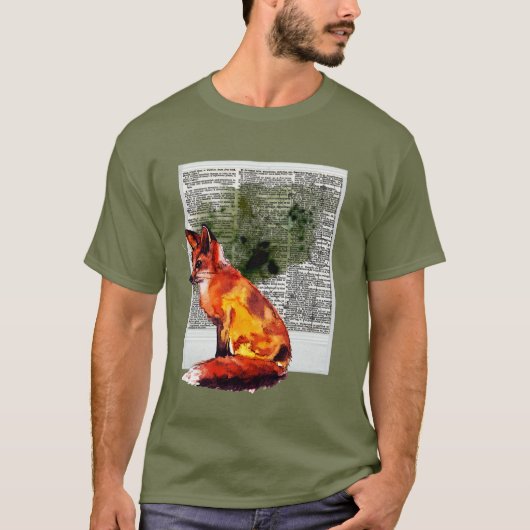Die endgültige Fuchsfarbe des unmittelbaren Fotos T-Shirt (Vorderseite)
