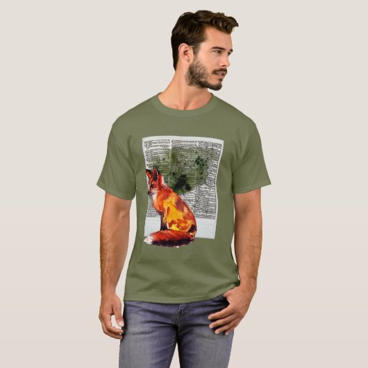 Die endgültige Fuchsfarbe des unmittelbaren Fotos T-Shirt (Vorne ganz)