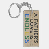 Die endlose Liebe eines Vaters Schlüsselanhänger (Vorderseite links)