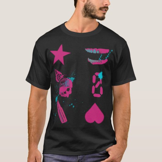 Die endlosen leeren sich (Starrpower Farben) T-Shirt (Vorderseite)