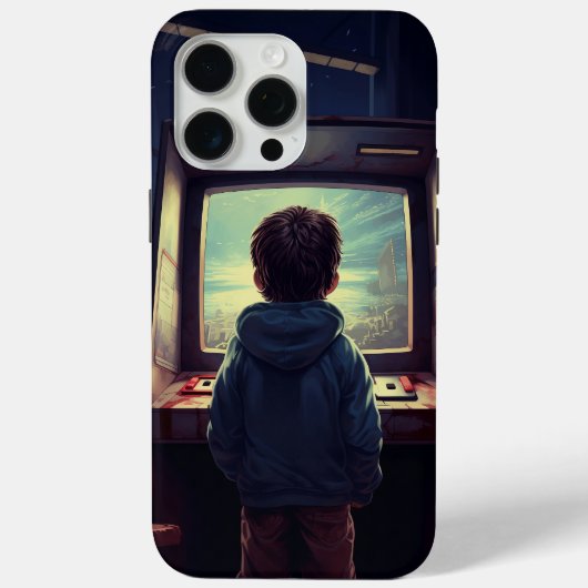 Die Endstufe | Ein Retro-Arcade-Traum Case-Mate iPhone Hülle (Rückseite)