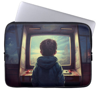 Die Endstufe | Ein Retro-Arcade-Traum Laptopschutzhülle