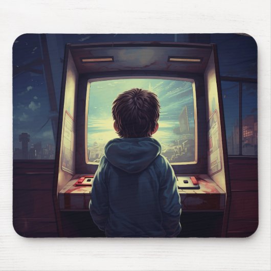 Die Endstufe | Ein Retro-Arcade-Traum Mousepad (Vorne)