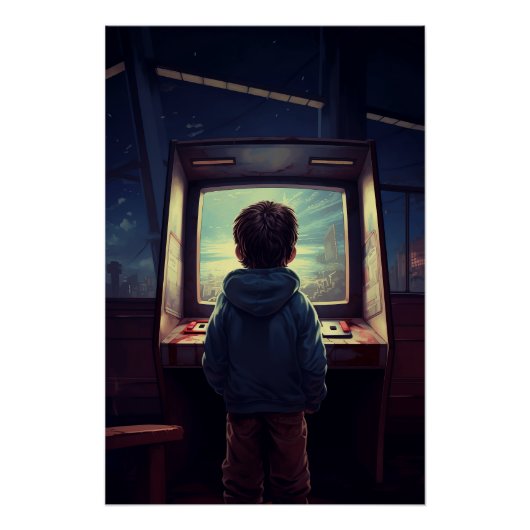 Die Endstufe | Ein Retro-Arcade-Traum Poster (Vorderseite)