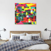 Die Endzeit erneut aussitzen Leinwanddruck (Insitu (Schlafzimmer))