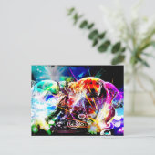 Die Energie des Tanzes Postkarte (Stehend Vorderseite)