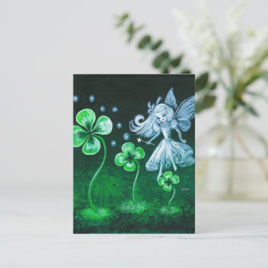 Die enge Fee im April Postkarte (Stehend Vorderseite)