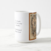 Die Engel der Hierarchie Cherubim, Burne Jones Kaffeetasse (VorderseiteRechts)