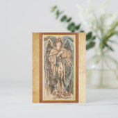 Die Engel der Hierarchie Cherubim, Burne Jones Postkarte (Stehend Vorderseite)