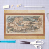 Die Engel der Hierarchie Cherubim, Burne Jones Seidenpapier (Handwerk)