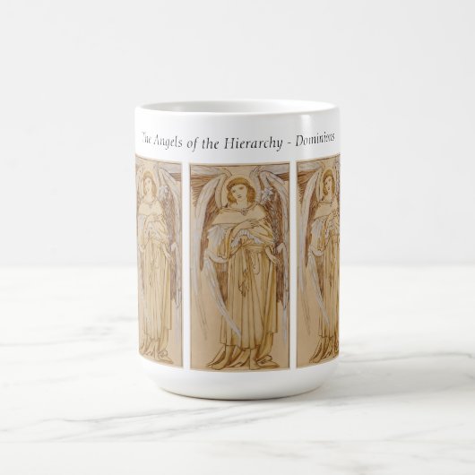 Die Engel der Hierarchie - Herrschaften Kaffeetasse (Mittel)
