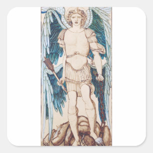 Die Engel der Hierarchie Quadratischer Aufkleber