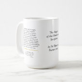 Die Engel der Hierarchie Seraphim, Burne Jones Kaffeetasse (Vorderseite Links)