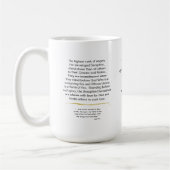 Die Engel der Hierarchie Seraphim, Burne Jones Kaffeetasse (Links)