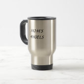 DIE ENGEL DER MAMA - Reise-Tasse Reisebecher (Vorderseite Links)