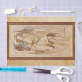 Die Engel des Erzengels der Hierarchie, Burne Jone Seidenpapier (Handwerk)