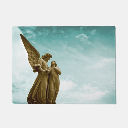 Die Engel im Himmel Fußmatte (Vorderseite)