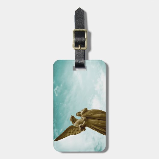 Die Engel im Himmel Gepäckanhänger (Vorderseite vertikal)