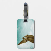 Die Engel im Himmel Gepäckanhänger (Rückseite vertikal)