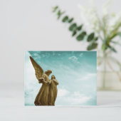 Die Engel im Himmel Postkarte (Stehend Vorderseite)