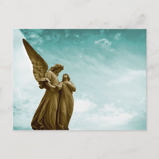 Die Engel im Himmel Postkarte (Vorderseite)