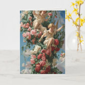 Die Engel-Kollektion von ArtDesignsByBlake.com Karte (Gelbe Blume)