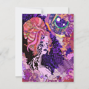 Die Engel oben Postkarte