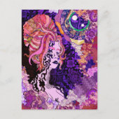 Die Engel oben Postkarte (Vorderseite)