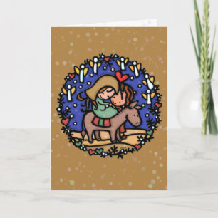 Die Engel sangen bei seiner Geburt.Jesus.CAMEL Feiertagskarte