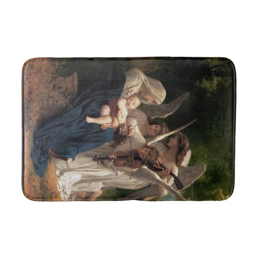 Die Engel von William Adolphe Bouguereau Badematte (Vorderseite)