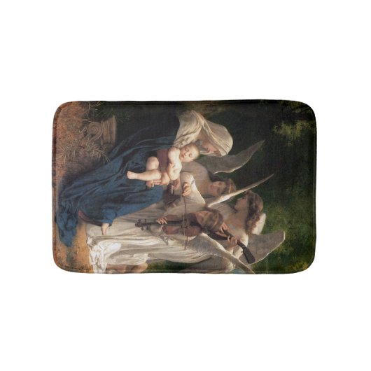 Die Engel von William Adolphe Bouguereau Badematte (Vorderseite)