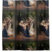 Die Engel von William Adolphe Bouguereau Duschvorhang (Vorderseite)