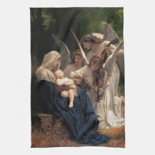 Die Engel von William Adolphe Bouguereau Geschirrtuch