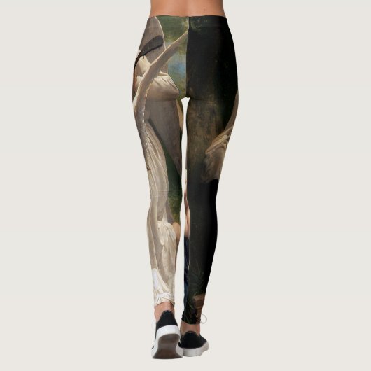 Die Engel von William Adolphe Bouguereau Leggings (Rückseite)