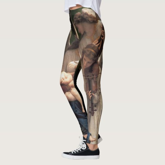 Die Engel von William Adolphe Bouguereau Leggings (Links)