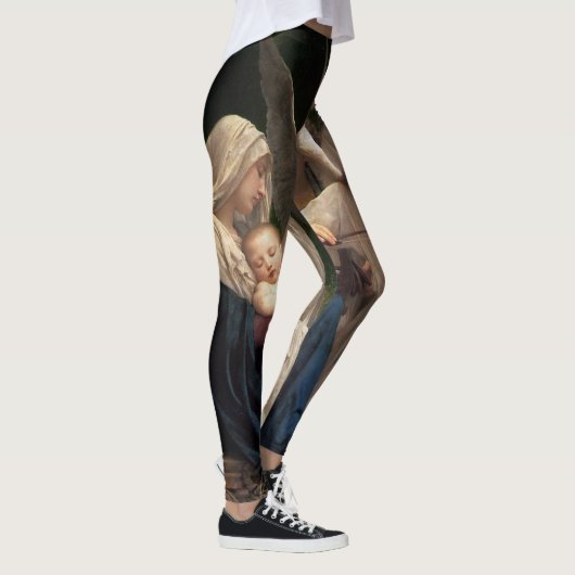 Die Engel von William Adolphe Bouguereau Leggings (Rechts)