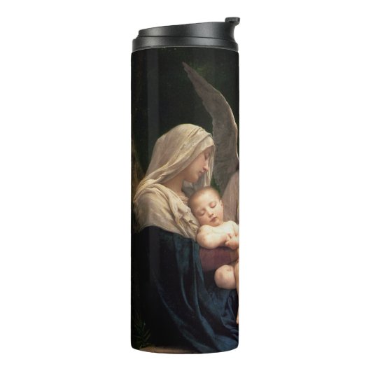 Die Engel von William Adolphe Bouguereau Thermosbecher (Nach links gedreht)