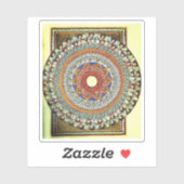 Die Engelchöre (Hildegard von Bingen) Aufkleber (Blatt)