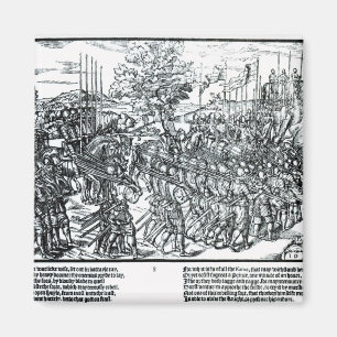 Die englische Armee, die mit Sir Henry Sidney Magnet