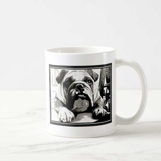 Die "englische Bulldoggen-" Sammlung Kaffeetasse (Rechts)