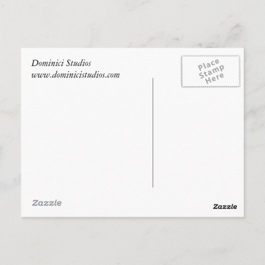 Die englische Landschaft Postkarte (Rückseite)