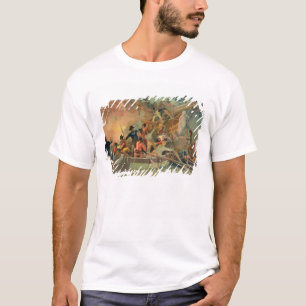 Die englische Marine, die ein französisches Schif T-Shirt