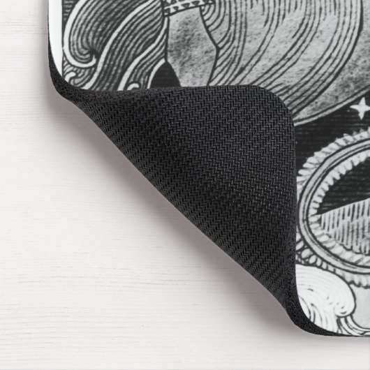 Die enorme Eiche wird verringert Mousepad (Ecke)