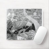 Die enorme Eiche wird verringert Mousepad (Mit Mouse)