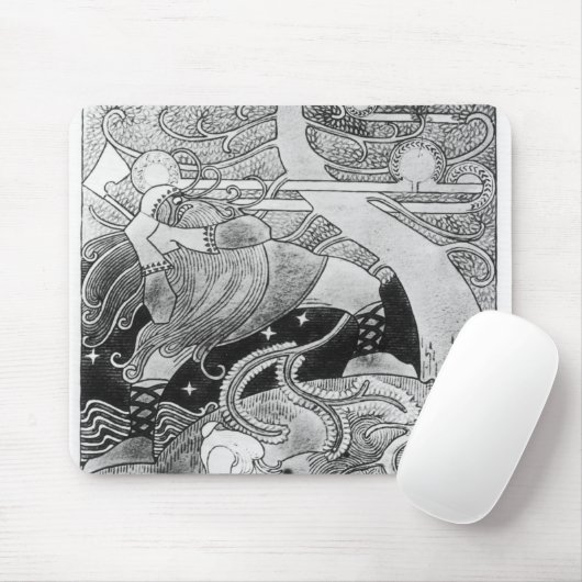 Die enorme Eiche wird verringert Mousepad (Mit Mouse)