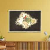 Die Entdeckung Amerikas 1498 AD Leinwanddruck (Insitu (Wohnzimmer))