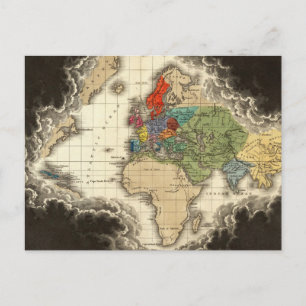 Die Entdeckung Amerikas 1498 AD Postkarte