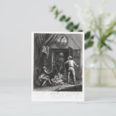 Die Entdeckung der königlichen Korrespondenz Postkarte (Stehend Vorderseite)