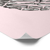 Die Entdeckung der Liebe Gothic Goth Skeleton Hand Poster (Ecke)