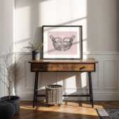 Die Entdeckung der Liebe Gothic Goth Skeleton Hand Poster